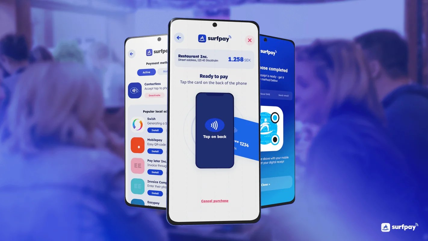 Surfpay gör din smartphone till en betalterminal