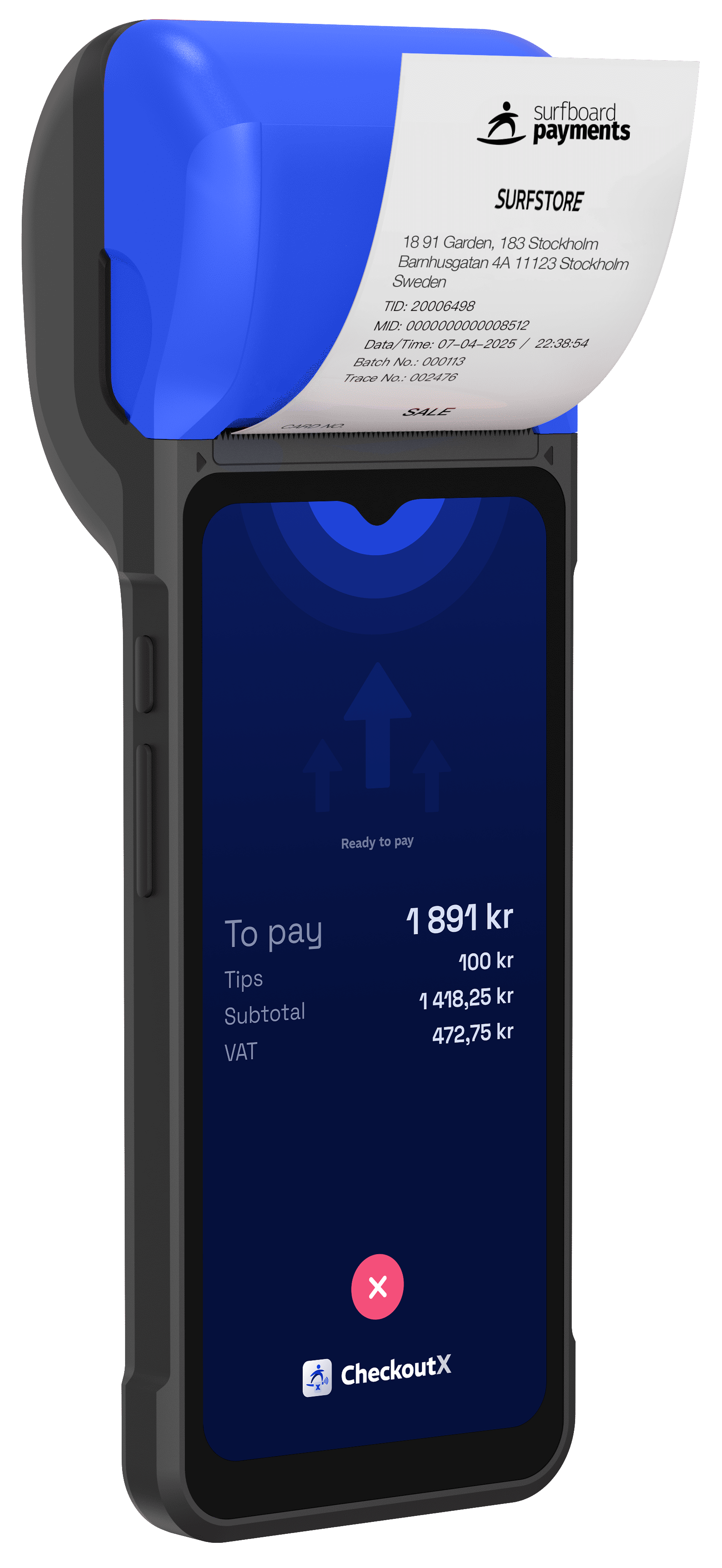 SurfPrint payment terminal