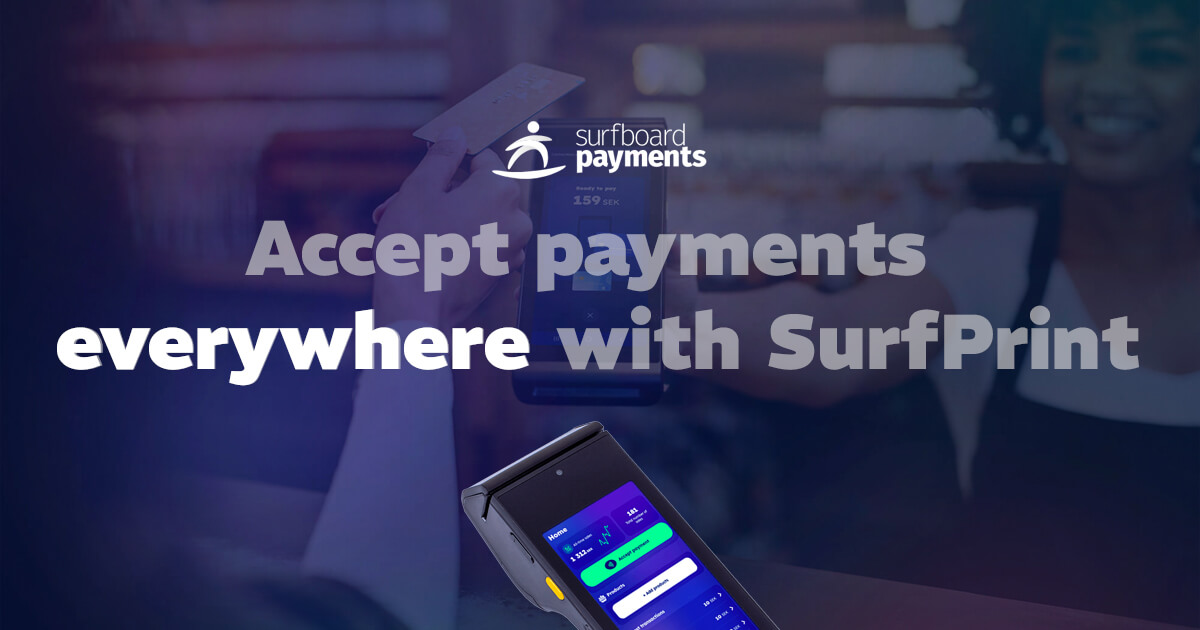 SurfPrint Our products Surfboard Payments